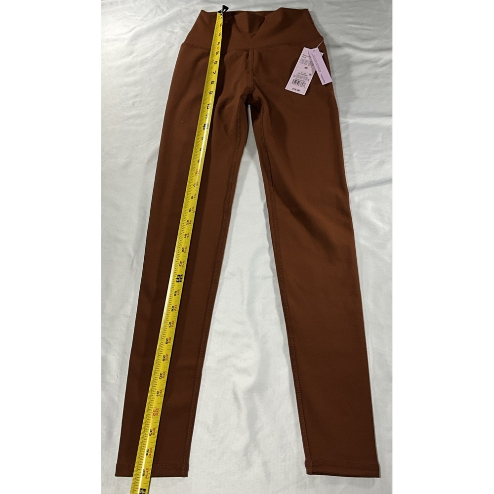 Wild Fable ButterBliss Stretchy Dark Brown Athletic Leggings Women's XS - Picture 2 of 6